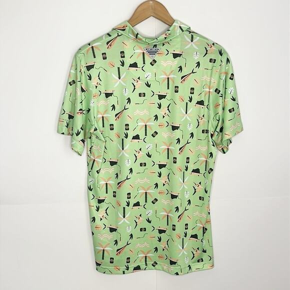 Columbia PFG Mens Super Slack Tide Stretch Polo Shirt Size Small - Picture 5 of 6